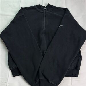 Fabletics Women's Charcoal Zip-Up Sweater